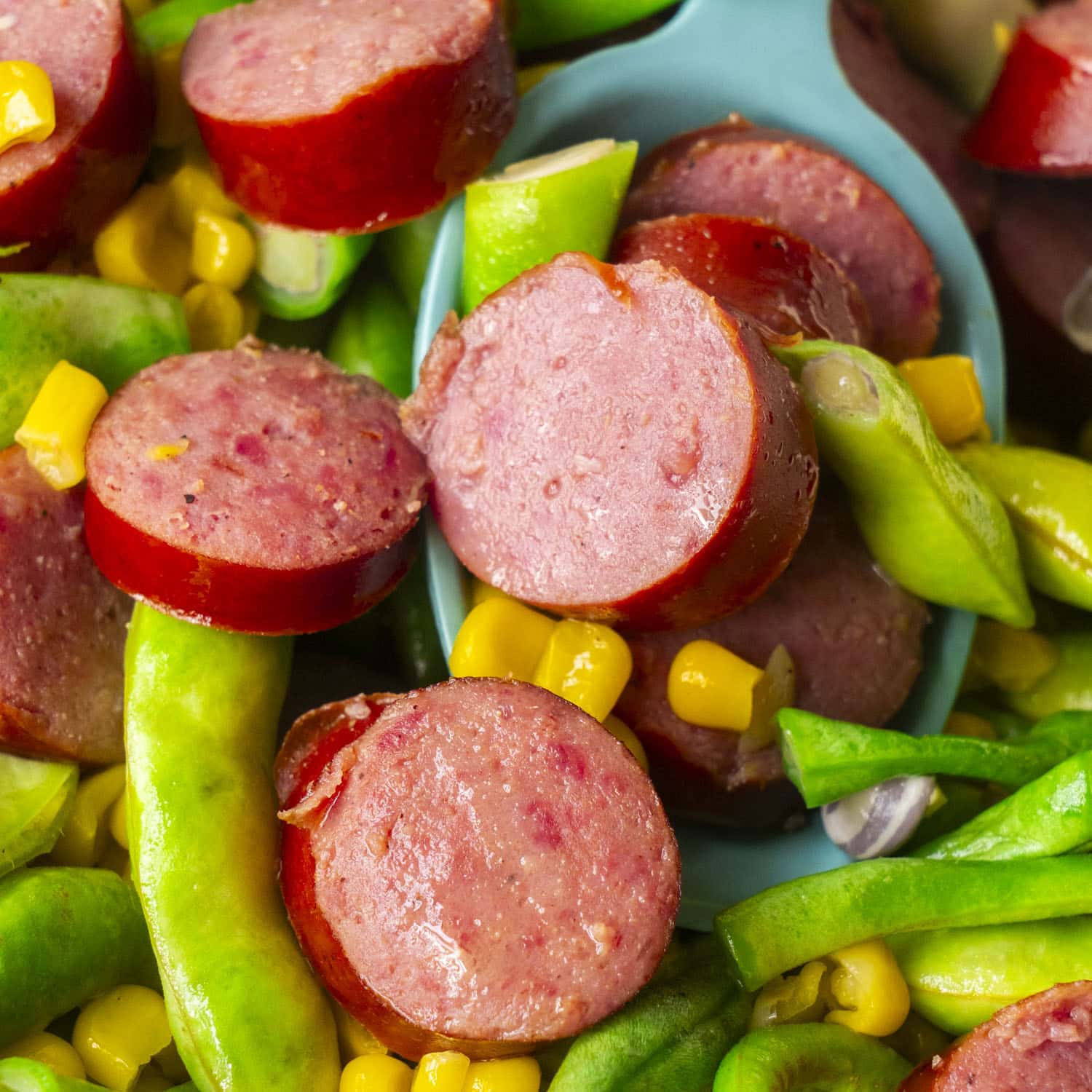 Fresh or Frozen: Quick Green Bean, Kielbasa & Corn Skillet Tips